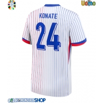 Maglie da calcio Francia Ibrahima Konate #24 Seconda Maglia Europei 2024 Manica Corta